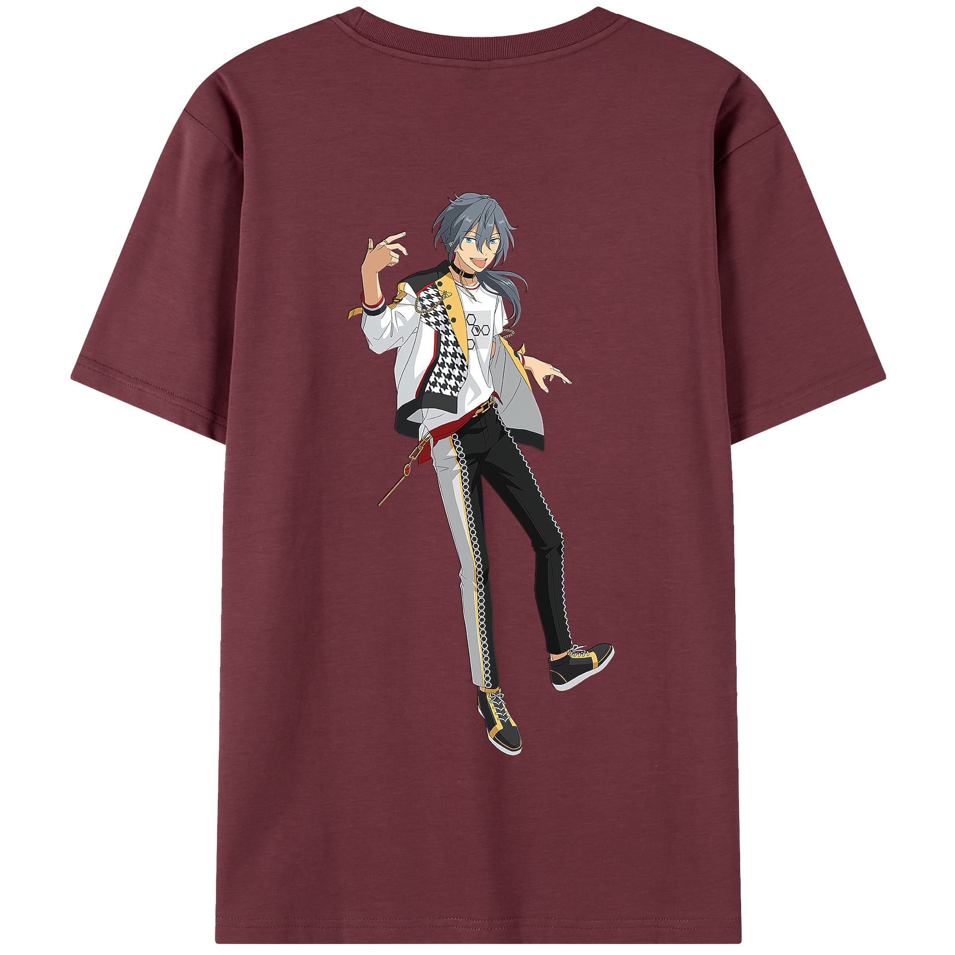 （画像用） あんさんぶるスターズ! Ensemble Stars 綿100％半袖Tシャツ（背面プリント）